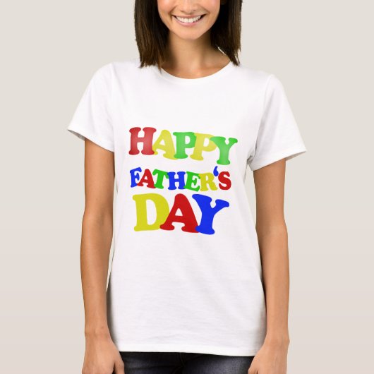 幸せな父の日 Tシャツ (正面)