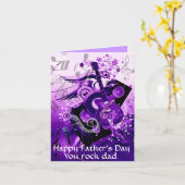 幸せな父のDay_ カード (黄色い花)