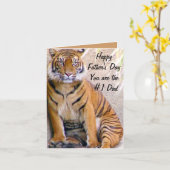 幸せな父のDay_ カード (黄色い花)