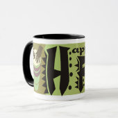 幸せな父のDay©ドラマー マグカップ (正面左)