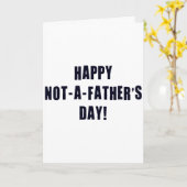 幸せな父親の日ではない カード (黄色い花)