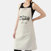 幸せな父親日最高のパパパーソナライズされた贈り エプロン (インサイチュ)
