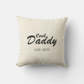 幸せな父親日最高のパパパーソナライズされた贈り クッション (正面)