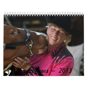 幸せな牛~ 2013の牛のカレンダー カレンダー