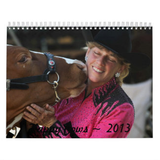 幸せな牛~ 2013の牛のカレンダー カレンダー
