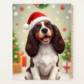 🎁幸せな犬のサンタ帽子のクリスマスプランナーギフト✨ プランナー手帳 (裏面)