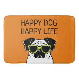 幸せな犬の幸せな生活 バスマット