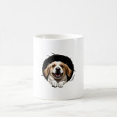 幸せな犬 コーヒーマグカップ (中央)