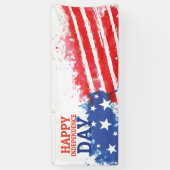 幸せな独立記念日 横断幕 (縦)
