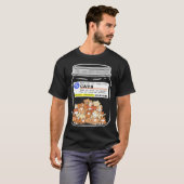 幸せな猫のための薬、猫ハッピーピル Tシャツ (正面フル)