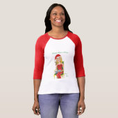 幸せな猫の鳴き声olidays! 愛Kat Tシャツ (正面フル)