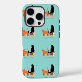 幸せな猫飼いさん iPhone 16 PROケース