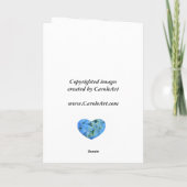 "幸せな猫"のバレンタイン シーズンカード (裏面)