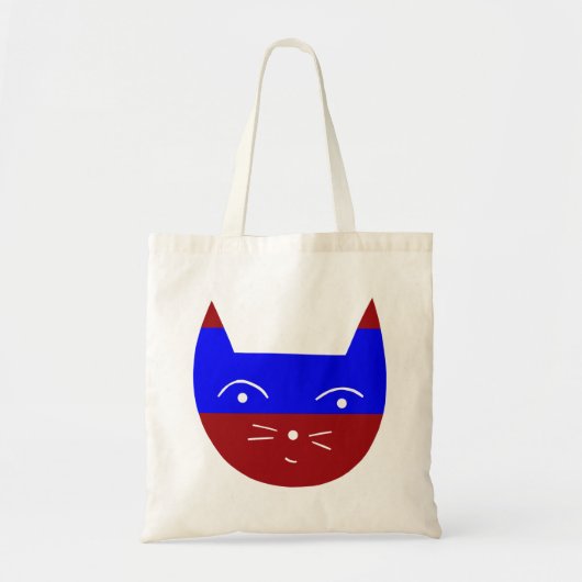 幸せな猫 トートバッグ (正面)