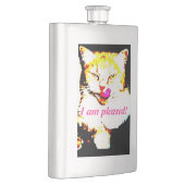 幸せな猫 フラスク (右)