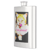 幸せな猫 フラスク (左)