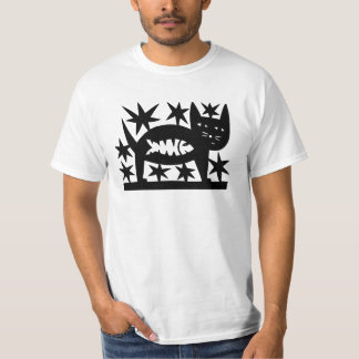 幸せな猫 Tシャツ