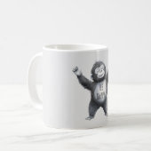 幸せな猿 コーヒーマグカップ (正面左)