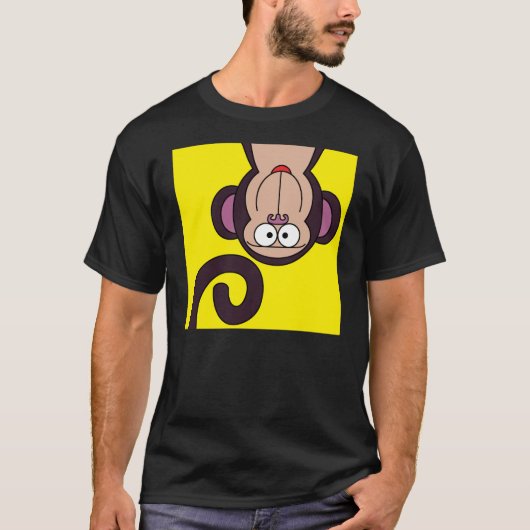 幸せな猿 Tシャツ (正面)