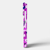 幸せな生き生きとした音楽ノートPink Blue Purple Case-Mate iPhoneケース (裏面 / 左)