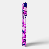 幸せな生き生きとした音楽ノートPink Blue Purple Case-Mate iPhoneケース (裏面 / 右)