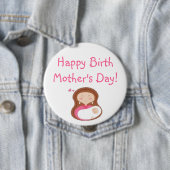 幸せな生みの母日ボタン 缶バッジ (インサイチュ)