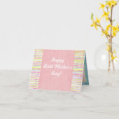 幸せな生みの母日! カード (黄色い花)