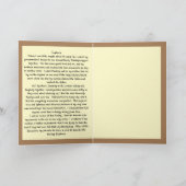 幸せな病気の女気にの子が病気で寝る カード (内部)