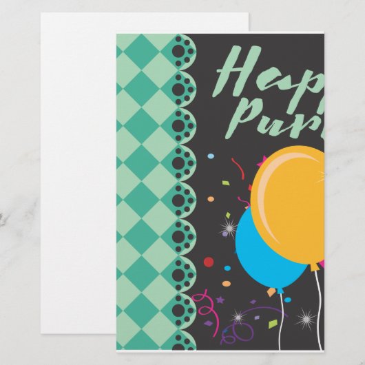 幸せな目的 便箋 (正面/裏面)