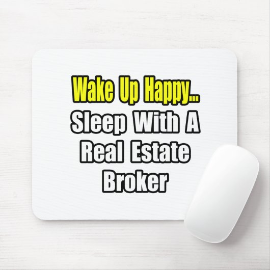 幸せな目覚め…不動産ブローカーと実在寝なさい マウスパッド (マウス)