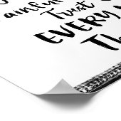 幸せな瞬間は神を賛美する…すべての瞬間 ポスター (角)