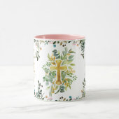 幸せな瞬間賛神キリスト教の引用文聖書 マグカップ (中央)