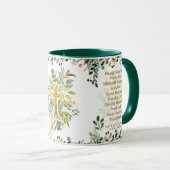 幸せな瞬間賛神キリスト教の引用文聖書 マグカップ (正面右)