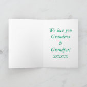 幸せな祖父母日は平静を保ちます カード (内部)