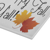 幸せな秋それ秋の非ハロウィンの収穫です カッティングボード (角)