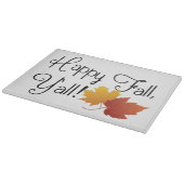 幸せな秋それ秋の非ハロウィンの収穫です カッティングボード (角)