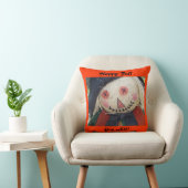 幸せな秋のかかし クッション (椅子)