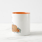 幸せな秋のマグ ツートーンマグカップ (中央)