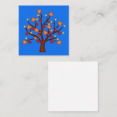 幸せな秋の木 ノートカード (正面/裏面)