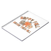 幸せな秋ブラシ彼らすべての歯科歯科歯科用歯歯 ノートブック (左側)