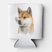 幸せな秋田犬  缶クーラー (正面)