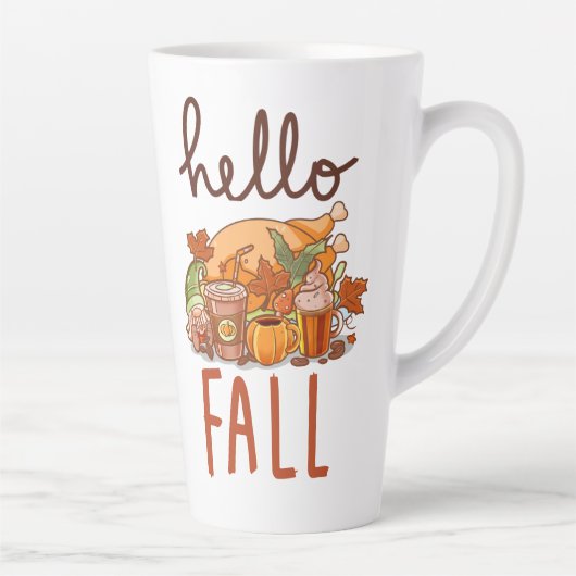 幸せな秋 カフェラテマグ (右)