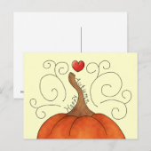 幸せな秋 ポストカード (正面/裏面)