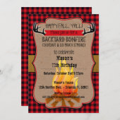 幸せな秋、! 篝火の招待状 招待状 (正面/裏面)