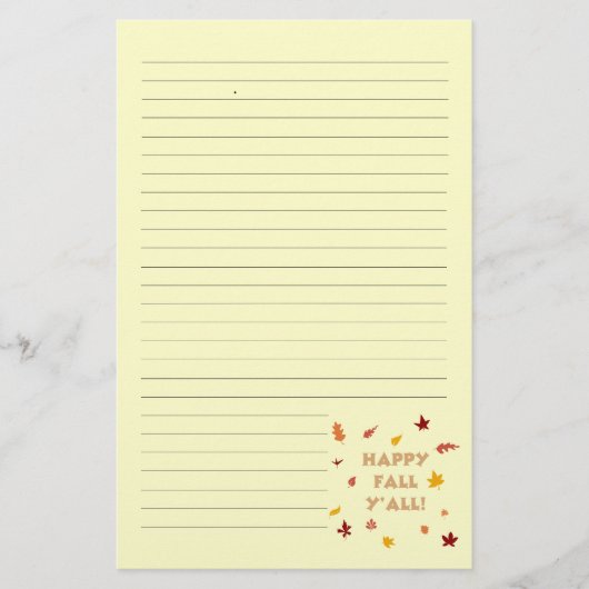 幸せな秋。 落ちる葉は静止した並べました 便箋 (正面)