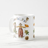 幸せな秋Yall コーヒーマグカップ (正面左)