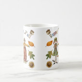 幸せな秋Yall コーヒーマグカップ (中央)
