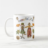 幸せな秋Yall コーヒーマグカップ (左)