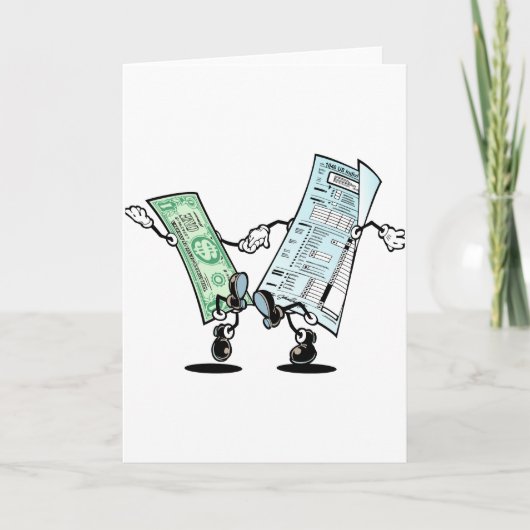 幸せな税金の日 カード (正面)