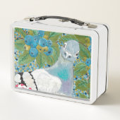 幸せな空のハリネズミ メタルランチボックス (裏面)